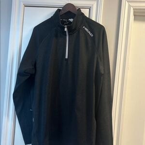 HEAD Men’s Black Quarter Zip Top
